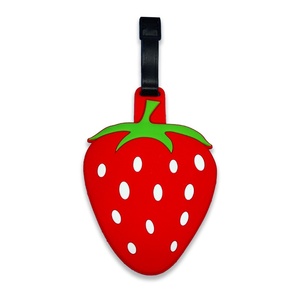 Etiqueta <span class=keywords><strong>de</strong></span> silicona para equipaje <span class=keywords><strong>de</strong></span> dibujos animados Donut Burger impermeable PVC lindo nuevo colgante tarjeta <span class=keywords><strong>de</strong></span> embarque logotipo personalizado etiqueta <span class=keywords><strong>de</strong></span> viaje suave - Product Image 5