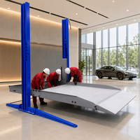 Équipement de levage de voiture à deux colonnes hydraulique durable, capacité de charge 2500 kg, pour la réparation de véhicules en garage
