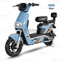 Scooter électrique Huwei Jian 500W économique, autonomie de 40 à 700 km, vélo électrique compact et léger pour les trajets urbains