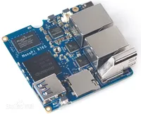 Carte de développement NanoPi R76S 4 Go de RAM (SBC) avec système d'exploitation Linux, processeur Rockchip et eMMC 64 Go soudé, boîtier métallique