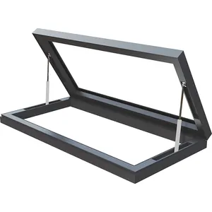 Top Hung Design Aluminum Frame Pitched Roof Automatic Window Flat Roof Hatch Roof window Skylights