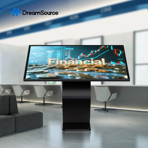 High Definition Tilted Touch Screen <b>Table</b> K Kiosk Floor Standing Horizontal Digital Signage - Product Image 1