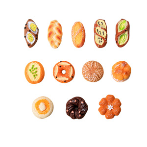 จี้รูปขนมปังโซดาสำหรับเด็กทำจากยางเรซินแบบมีกาวแบบ DIY สำหรับเล่นอาหารและของเล่นสำหรับเด็ก - Product Image 5