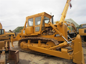 Bulldozer sur chenilles Caterpillar D7G d'occasion, faible nombre d'heures de fonctionnement, qualité supérieure pour la construction routière municipale - Product Image 5