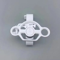Volant de course imprimé en 3D Northpeak - Noir/Blanc/Bleu, remplacement pour manette de simulation
