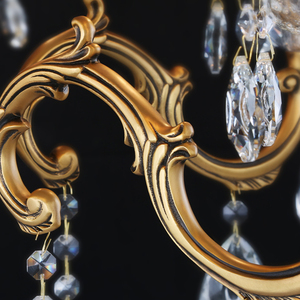 Lustres en cristal pour la décoration de salle de bal d'hôtel VH, lustres suspendus en <span class=keywords><strong>laiton</strong></span> pour salle à manger à domicile - Product Image 5
