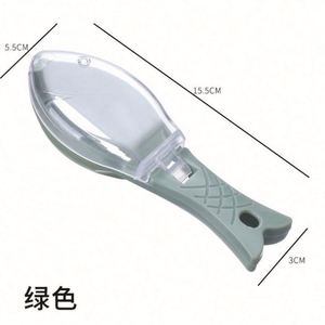 Cepillo para Escamas de Pescado, Plástico Duradero, Ecológico, Apto para Horno, Mango de Goma, Desmontaje Rápido, Herramienta de Cocina para Limpiar y Raspado - Product Image 6
