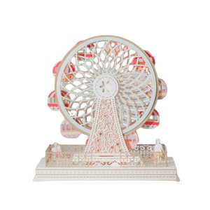 Modèle miniature de grande roue d'intérieur en papier pour centre commercial et parc d'aventure - Product Image 1