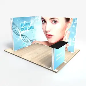 Expo high-quality portable exhibition equipment display LED light box exhibition booth booth