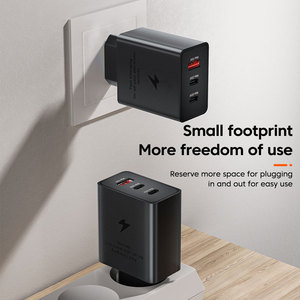 Chargeur Type C <span class=keywords><strong>de</strong></span> qualité supérieure 65W, charge super rapide, adaptateur secteur USB C 3 ports pour Samsung S23 S22 S21 Note10 Ultra 65W Max - Product Image 4