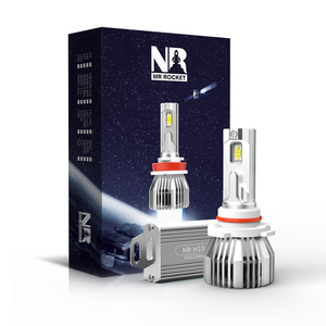 Eclairage Focus H1 H3 H4 H10 9005 9006 Phare LED 55W 6000LM Plug and Play Phare sans erreur pour la rénovation de voiture - Product Image 1