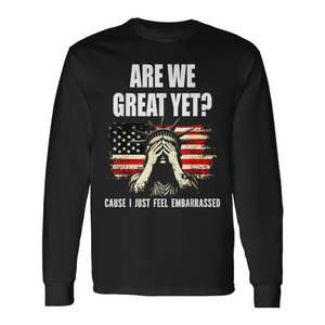 Sommes-nous vraiment formidables? T-shirt à manches longues pour démocrates gênés, produit promotionnel de qualité supérieure - Product Image 1