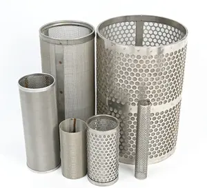 स्टेनलेस स्टील वायर मेष फ़िल्टर बाल्टी 20मेष 30मेष 60मेष धातु गुंबद आकार वायर मेष फ़िल्टर को अनुकूलित करें