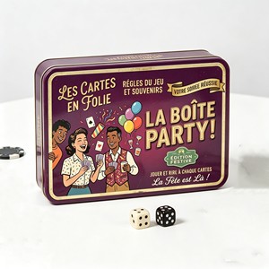 Fabricant de cartes à jouer personnalisées, jeu de cartes de conversation pour fête, jeu de cartes de conversation avec boîte en métal - Product Image 2