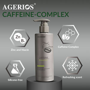 แชมพูและครีมนวดผมคาเฟอีนสูตรมืออาชีพ ผสมซิงค์และไนอาซิน สำหรับป้องกันผมร่วงและกระตุ้นการเจริญเติบโตของเส้นผม - Product Image 4