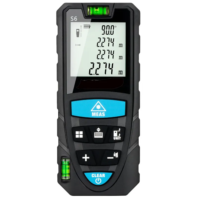 50M High Accuracy Digital Laser Distance Meter Measure with LCD Back Light Digital Measurement