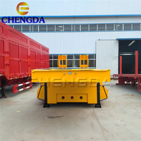 Remorque de lit plat semi-camion d'occasion, 4 axes, plateau de lit plat, pour arabie saoudite 2, 3, 4 axes, 40, 60 tonnes, 100 tonnes
