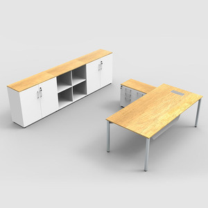 Scrivania Direzionale Mobile di Alta Qualità per Ufficio Moderno 2025, Design Portatile per Computer - Product Image 1