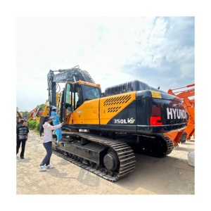 Maquinaria de origen coreano en buen estado, tractor de cadenas HYUNDAI 350LVS de segunda mano en venta. - Product Image 1