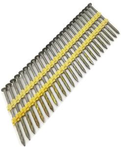 مسامير برايت مجلفنة HDG ميكانيكية مجلفنة 21 درجة من البلاستيك تأطئة الأظافر - Product Image 2