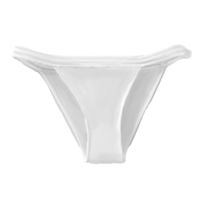 Ventes en gros de sous-vêtements pour femmes mi-hauts, super absorbants, strings, culottes taille basse, motif uni, tricot, tissage, 100% coton - Product Image 3