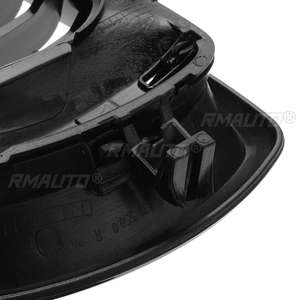 Par de Rejillas Delanteras para Coche, Rejillas de Carreras en Negro Brillante para BMW Serie 3 E46 4 Puertas 318i 320i 325Xi 330Xi 2002 2003 2004 2005 - Product Image 6