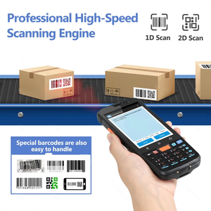 OEM Industrial 4G Rugged IP67 <strong>4</strong>-Inch PDA <strong>with</strong> Android 14 Keyboard 2D <strong>Barcode</strong> Scanner <strong>NFC</strong> for Warehouse - Product Image 2