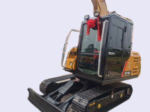 Excavadora Mini Usada al por Mayor Sany SY75C de 7.5 Toneladas |   Para Granja y Jardín |   Envío Global de Alta Gama - Product Image 2