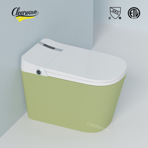 WC automático inteligente, inodoro inteligente de cerámica de una pieza, inodoro inteligente, inodoro cuadrado, Control remoto, montado en el suelo, <span class=keywords><strong>precio</strong></span> de fábrica Chaozhou - Product Image 1