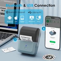 Hot Sale Y50 Mini 58mm tragbarer BT-Barcode-Drucker Günstiger drahtloser Thermo etiketten drucker für die Logistik von Home Office-Organisationen