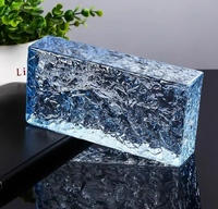 Briques de verre décoratives pour la construction murale, blocs de verre cristal, blocs de céramique