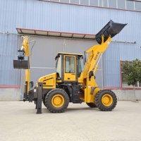 LIVRAISON GRATUITE Chine 4x4 Mini-chargeuse-pelleteuse 2,5 tonnes à vendre avec pelle à neige Tractopelle