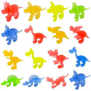Jouets miniatures de dinosaures colorés en TPR, Gashapon sur le thème du Jurassic, Jouets anti-stress - Product Image 1