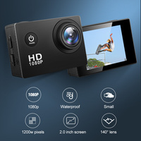 Caméra de sport personnalisée 1080p Objectif HD Appareil sous-marin Photo Action et caméra de sport Moto 4k pour casques Caméra étanche