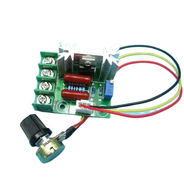 2000W AC 220V SCR voltage regulation External knob PWM motor speed controller power supply module