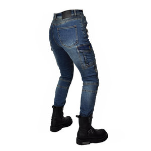 Jeans rétro <span class=keywords><strong>d</strong></span>écontractés pour moto, <span class=keywords><strong>pantalon</strong></span> <span class=keywords><strong>d</strong></span>'<span class=keywords><strong>équitation</strong></span> élastique anti-chute pour femmes, nouveauté - Product Image 3