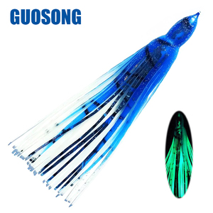 Señuelos de Pesca Marítima de Plástico Blando, Faldas de <span class=keywords><strong>Calamar</strong></span> Luminosas UV <span class=keywords><strong>Yamashita</strong></span> de 24cm/25g-35g en 10 Colores, Señuelo de Pulpo, Venta al por Mayor - Product Image 4