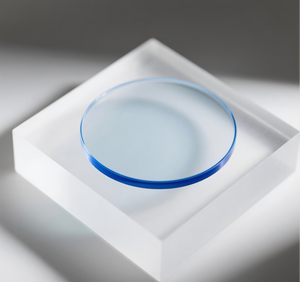 Panneaux de table en verre trempé transparent rond sur mesure, 4 mm, 6 mm, 8 mm, 10 mm, 12 mm - Product Image 1
