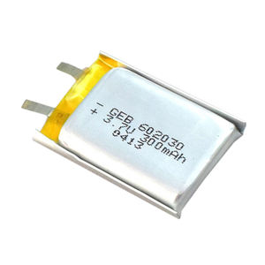 Hot sale 602030 <strong>3</strong>,7 V 300 mAh lipo lithium polymer battery - Product Image 2