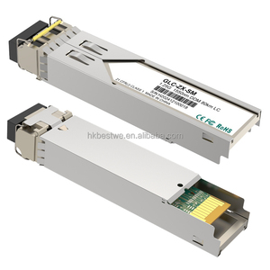 โมดูลไฟเบอร์ออฟติกแบบดูเพล็กซ์โหมดเดียว LC SFP 1.25G 1550nm 80km ตัวรับส่งสัญญาณแสง - Product Image 1