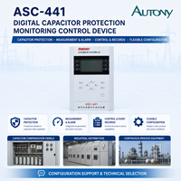 Relais de protection pour condensateurs shunt pour la correction du facteur de puissance industriel et les systèmes de banques de condensateurs moyenne tension ASC-441