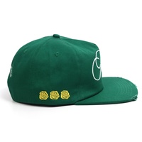 Gorras Snapback Vintage Sin Estructura de 5 Paneles con Visera Corta