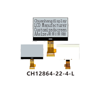 CH12864-22-4-L2 ST7567 IC COG 2.5 inci layar tampilan LCD 128x64 layar Dot grafis matriks dengan lampu latar FPC 12864 modul LCD