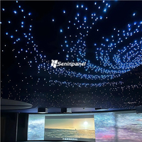 Seninpanel Hochwertige Decken-Dekorationsmaterialien Nachthimmel-Designs UV-Bedruckte Stretch-Deckenfolie Sternen-Design für Schlafzimmer