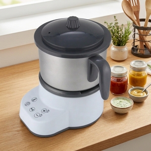 Machine à faire des sauces chaudes de qualité commerciale, machine à faire des sauces chaudes électrique entièrement automatique avec contrôle précis de la température - Product Image 1