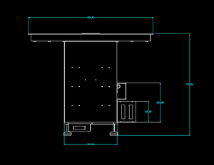 Table de cuisson à induction 4 plaques de 90cm avec ventilation ascendante et descendante - Product Image 2