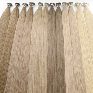 Extensions de cheveux humains Remy Premium Super Double Drawn à cuticule intacte, à fusion à <span class=keywords><strong>froid</strong></span>, à micro-billes, à micro-liens, à pointe I, à pointe stick - Product Image 3