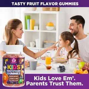 Nieuwste Ontwerp Multivitamine Gummies Vitamine C B12 E Gummies Vitaminen Voor Kinderen