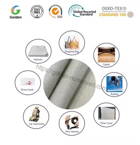 Tela <span class=keywords><strong>de</strong></span> entretela no tejida Golden Stitchbond 100% <span class=keywords><strong>Material</strong></span> <span class=keywords><strong>de</strong></span> impermeabilización <span class=keywords><strong>de</strong></span> <span class=keywords><strong>techo</strong></span> <span class=keywords><strong>de</strong></span> poliéster <span class=keywords><strong>para</strong></span> colchón - Product Image 3