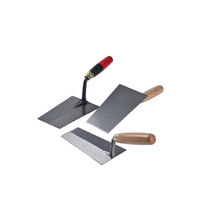 Truelle carrée en acier au carbone durable avec <span class=keywords><strong>petit</strong></span> manche en bois, flotteur de maçonnerie <span class=keywords><strong>pour</strong></span> <span class=keywords><strong>travaux</strong></span> de bricolage - Product Image 1